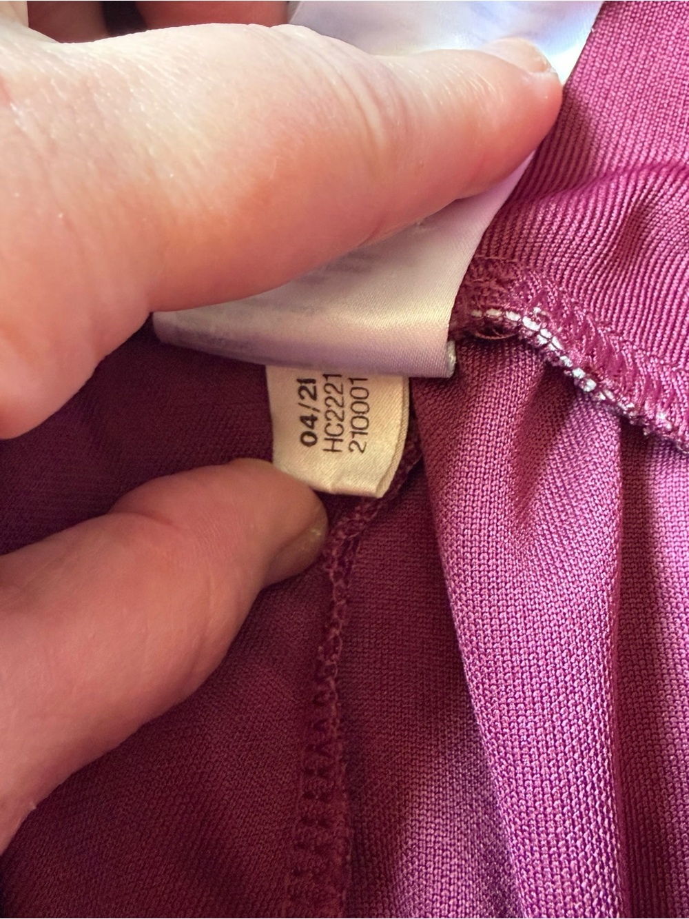 Adidas Track Pants Kids XS Burgundy Striped Hem Athletic Sweatpants - Picture 3 of 12